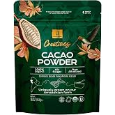 U Chocolate Organic Cacao Powder, Unsweetened &amp; Unalkalized &ndash; Fresh from our Farm &ndash; Vegan, Allergen-Free, Single-Origin for Baking &amp; Smoothies &ndash; 16 oz