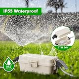 [Restmo] Weatherproof Electrical Box 2 Pack IP55 Almond 15x8.1x4.5cm view 6