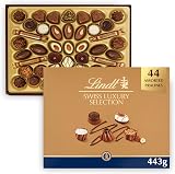 Lindt Swiss Luxury Selection 443g Gift Box Pralines Milk Dark White view 2