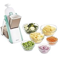 DASH Safe Slice Mandoline Slicer, Julienne + Dicer for Vegetables, Meal Prep & More with 30+ Presets & Thickness…