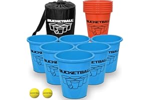 BucketBall | Original, Largest & Most Durable Brand | Supports USA Jobs | Ultimate Outdoor & Tailgate Game | Perfect for Beach, Pool, Lawn, Yard, Camping