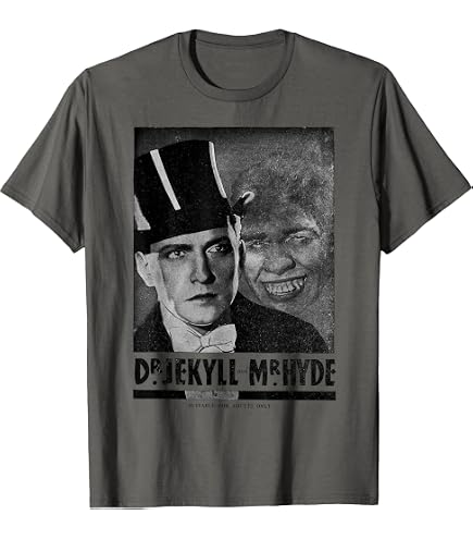 Amazon.com: Dr. Jekyll & Mr. Hyde T-Shirt Art - Retro Halloween