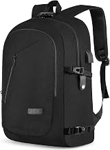 WENIG 17.3 Inch Travel Laptop Backpack Anti Theft USB Charge Port Black