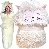 Evovee Cat Blanket for Adults Animal Sherpa Fleece Cat Lovers Gifts for Girls Women Men Kids Fluffy Decor Plush Throw
