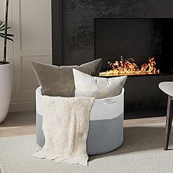 MXMHOME XXXLarge Woven Rope Basket With
