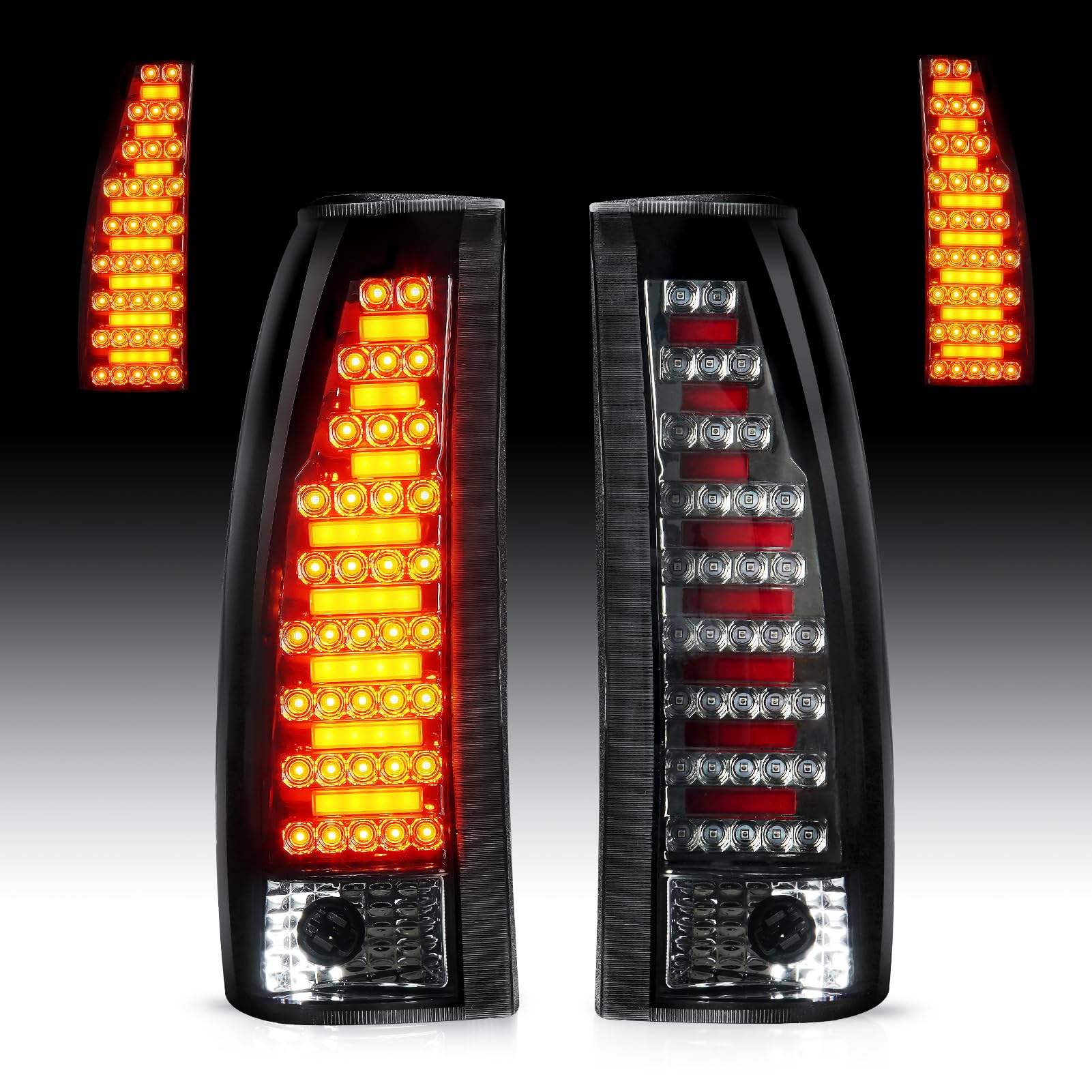 Photo 1 of LED Tail Light Assembly Fit for Chevy & GMC C/K 1500 88-99, C/K 2500 3500 88-00, C1500 C2500 Suburban 92-99, for Silverado 94-98, Tahoe 95-99, Blazer 92-94, for Cadillac Escalade 99-00