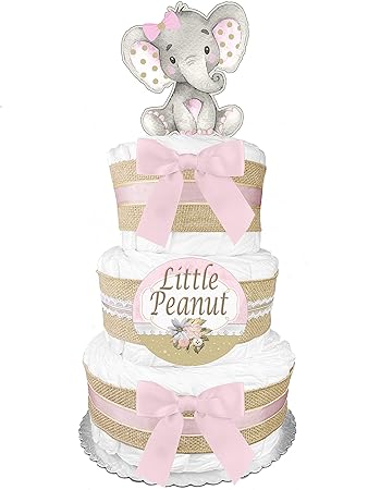 baby shower diaper cake centerpieces