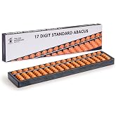 Yellow Mountain Imports YMI Standard Soroban Abacus, 17 Column, 10.5 in | 17-column soroban abacus, ABS plastic, 10.5 x 2.5 x 0.8 in, rounded edges, weighs 0.26 lb. Great math learning tool.
