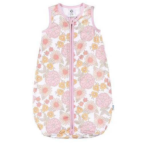 Gerber Baby Unisex Sleepbag Wearable Blanket, Retro Floral, 0-6M