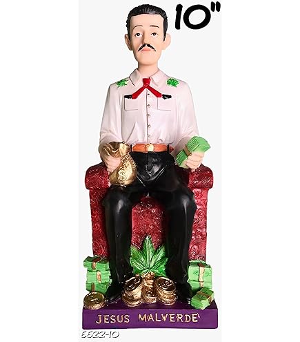 マフィアの聖人 ヘスス マルベルデ胸像 Jesús Malverde Amazon.com: Alliance 10 Inch Statue Bust of Jesus Malverde Sinaloa