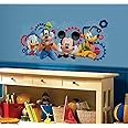 RoomMates RMK2561GM Mickey and Friends Mickey Mouse Clubhouse Capers Peel and Stick Giant Wall Decals