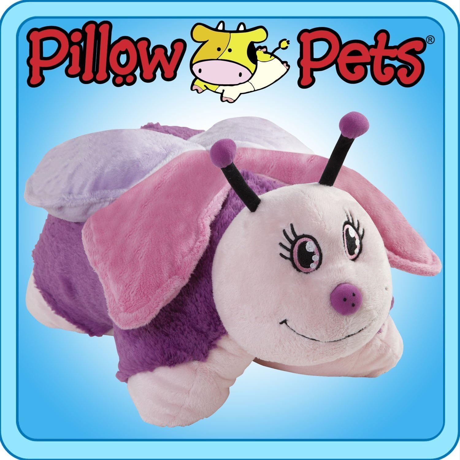Amazon Com Pillow Pets 11 Pee Wees Small Pink Butterfly Toys