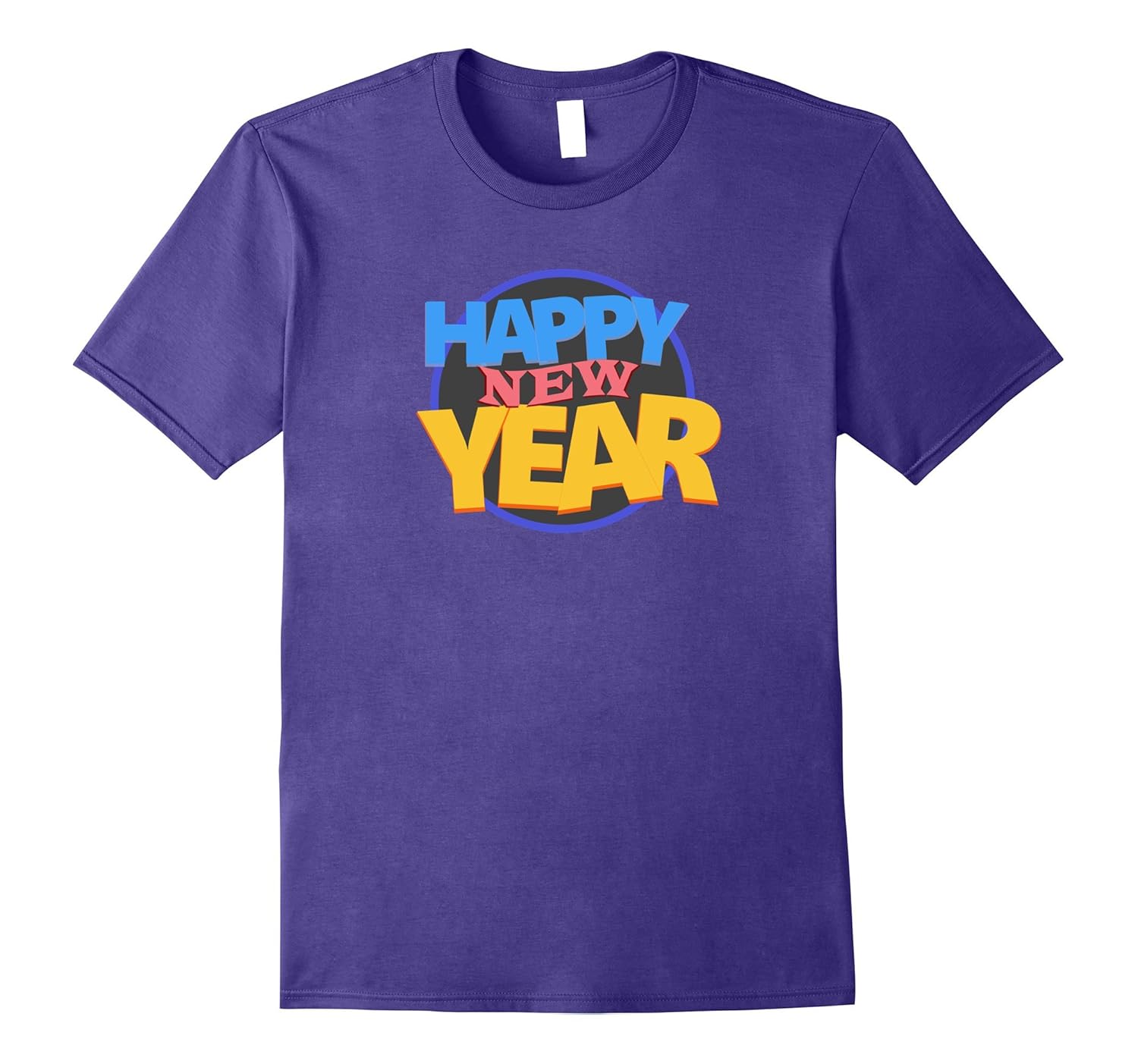 Happy New Year Retro Style T-Shirt-ANZ