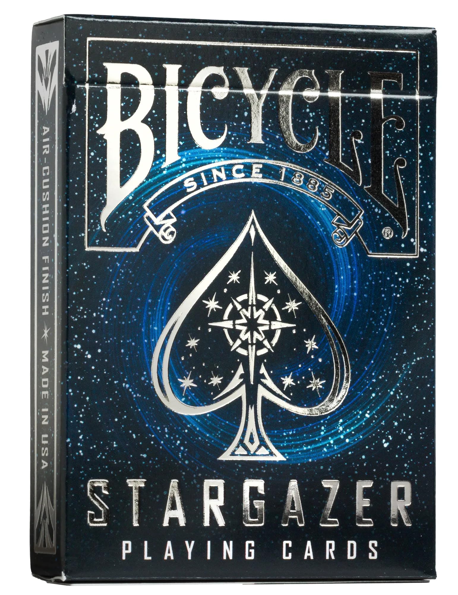 Bicycle Stargazer Playing Cards - 1 Deck, Air Cushion Finish, Professional, Superb Handling & Durability, Great Gift For Card Collectors, Black โ image 1