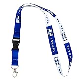 Country of Israel Flag Lanyard for Keys Keychain