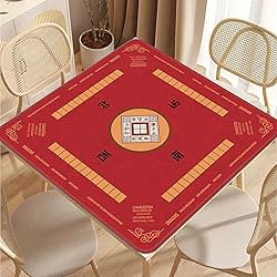 2F22E Mahjong Mat with Rules Card, Noise Reduction