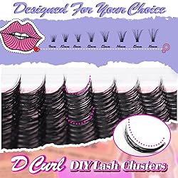 EMEDA Lash Clusters 280pcs 50D 60D Individual