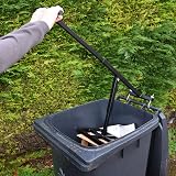 S4U Manual Bin Compactor 240L Heavy Duty Rubbish Crusher Wheelie Bin view 3