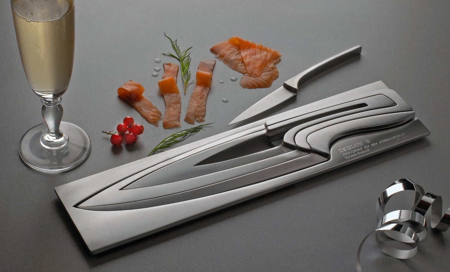 Buy Deglon 4 Piece Oak Base Meeting Knives Set Online At Low Prices In India Amazon In
