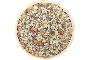 Boniosz 5lb Bonsai Succulent and Cactus Soil Gritty Mix Rocks Gravel for Terrarium Top Dressing Decorative Pebbles Potting Soil Amendment for Pots Indoor Plants, Fast Drainage, Neutralize Soil PH