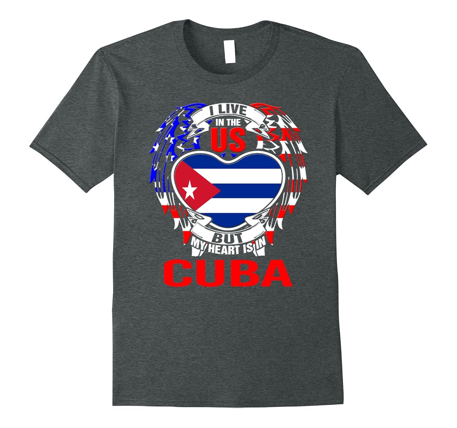 My heart's in Cuba T-Shirt-ANZ