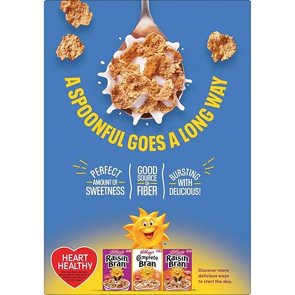 KELLOGG’S FROSTED BRAN BREAKFAST CEREAL, FIBER CEREAL, FAMILY BREAKFAST, ORIGINAL, 12.7OZ BOX (1 BOX)