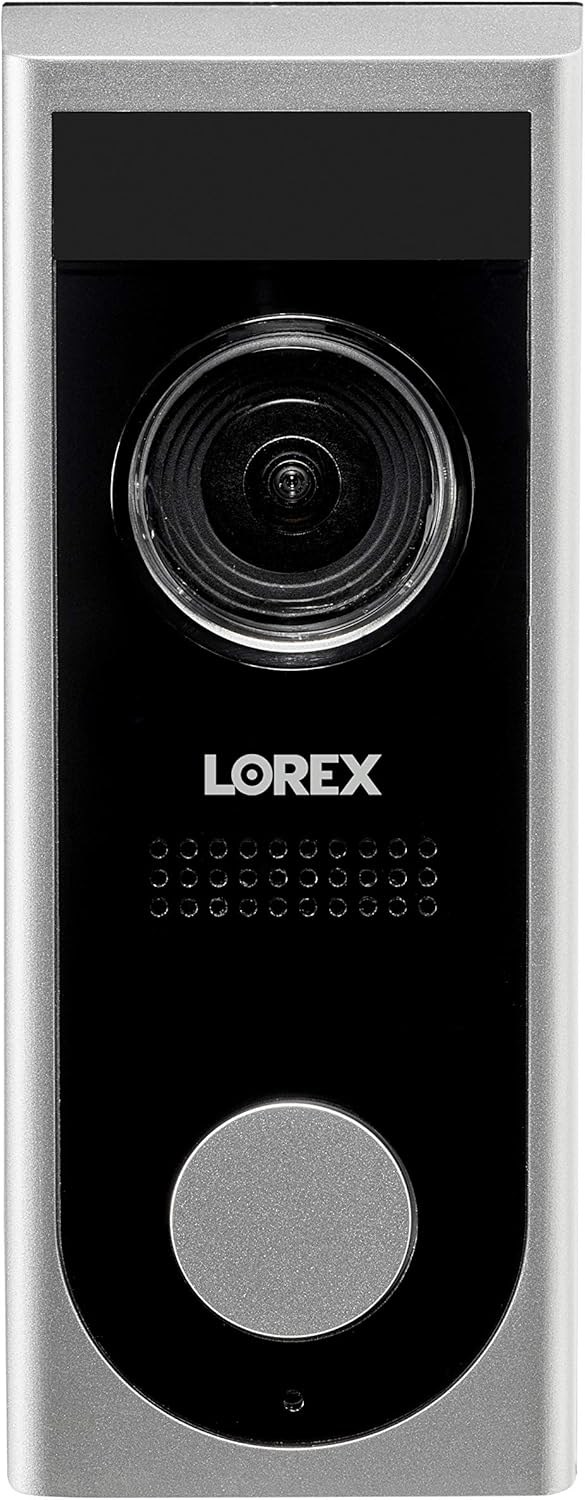 Lorex 1080p Wi-Fi Video Doorbell Security Camera with Motion Detection | IR Night Vision | Ultra-Wide Angle Lens & 2-Way Talk – Includes 16GB SD Card