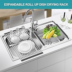BBXTYLY Extra Expandable Roll Up Dish Drying