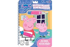 Peppa Pig Winter Water Magic: Reusable Mess-Free Coloring Book | Peppa Pig Hiver Eau Magique : Livre de coloriage réutilisabl