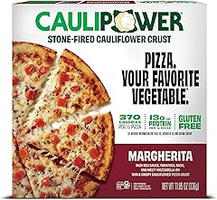 CAULIPOWER, Frozen Margherita Stone-Fired Cauliflower Crust Pizza, 11.85 Oz