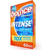 Bounce Intense Dryer Sheets, Vibrant Fresh, 60 Count, Scent Boosting Dryer Sheet