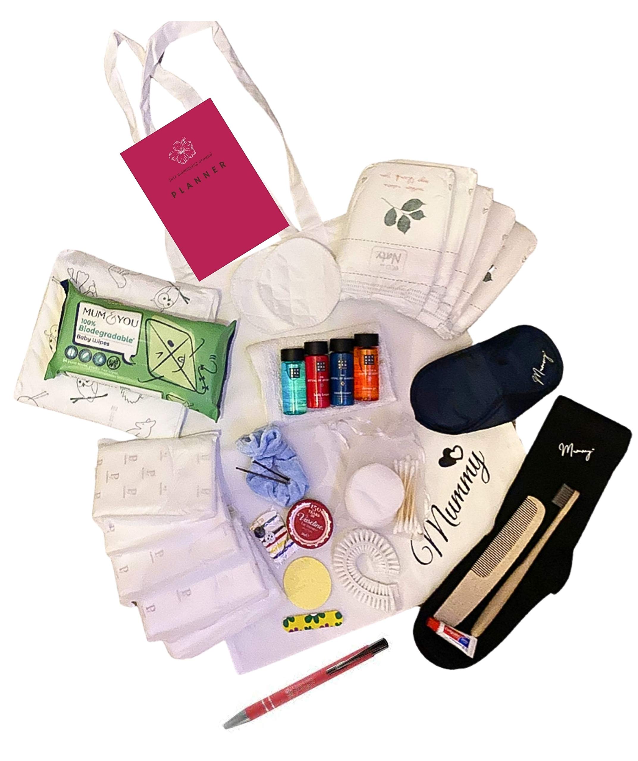 Pre-Packed Maternity Birth Bag Eco Friendly Emergency Labor Hospital Pack Mum & Baby Biodegradable