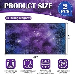 ANGSYLTH 2 Pcs Fluorescent Light Covers - 4 x 2