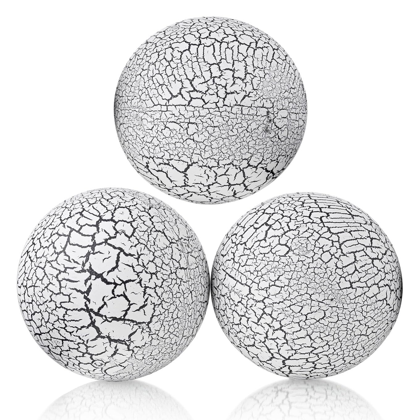 Photo 1 of vskikris Decorative Orbs for Bowls and Vases, Set of 3, 4 inches, Coffee Table Decor Balls, Table Centerpiece Decorations