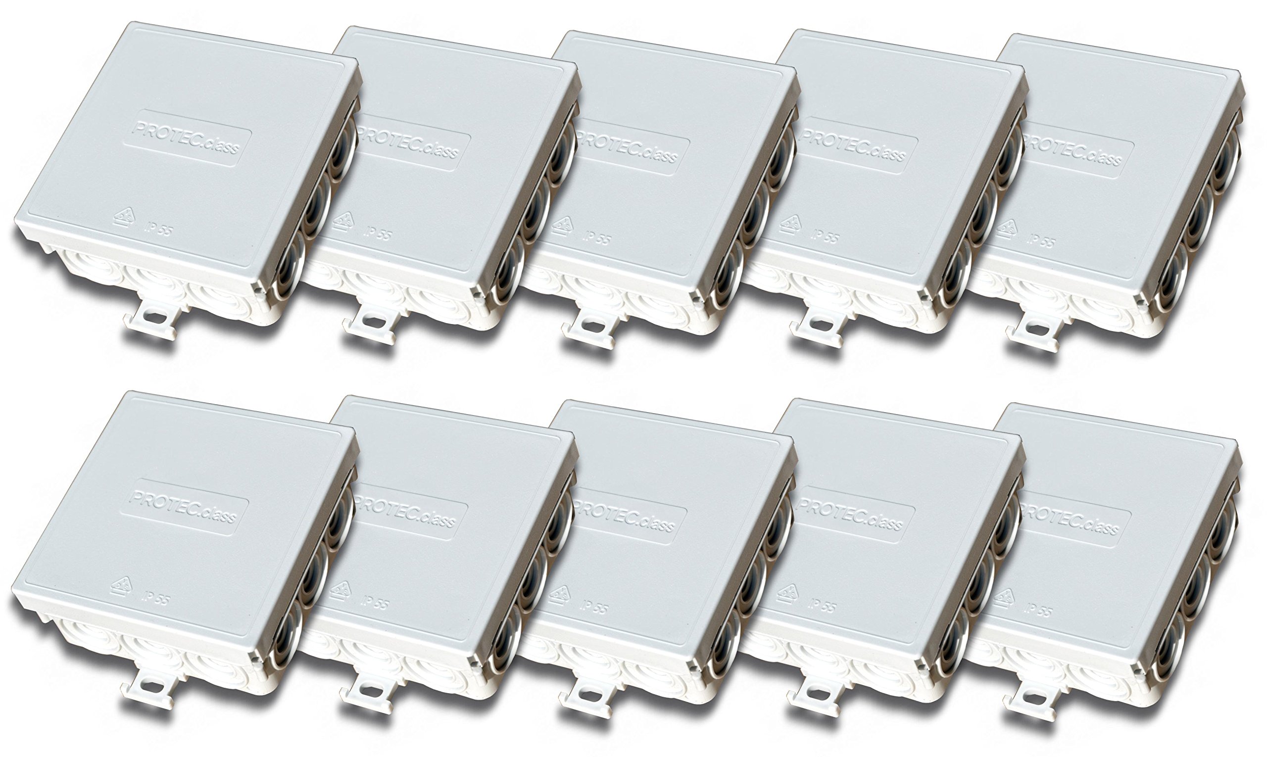 Junction box 85 x 85 x 37 mm IP55 Humid Area