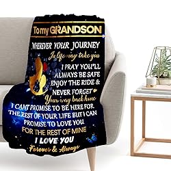 Grandson Gifts from Grandma, to My Grandson Blanket