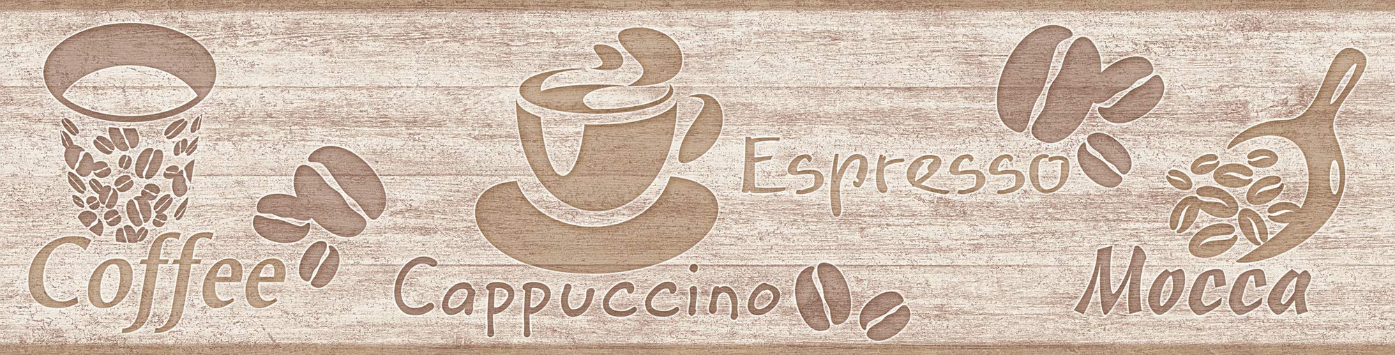 A.S. Création Only Borders 10 Border 5 m x 0.13 m Beige Brown Grey Made in Germany, Beige, Brown, Grey, 5,00 m x 0,13 m