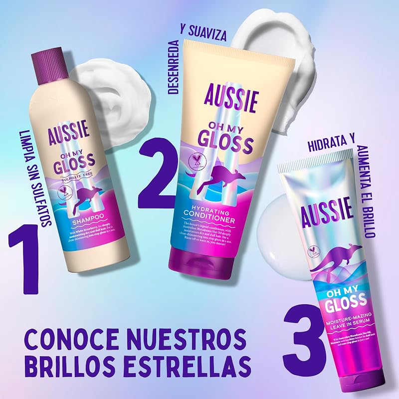 Oh My Gloss Champô Sem Sulfato + Amaciador + Sérum
