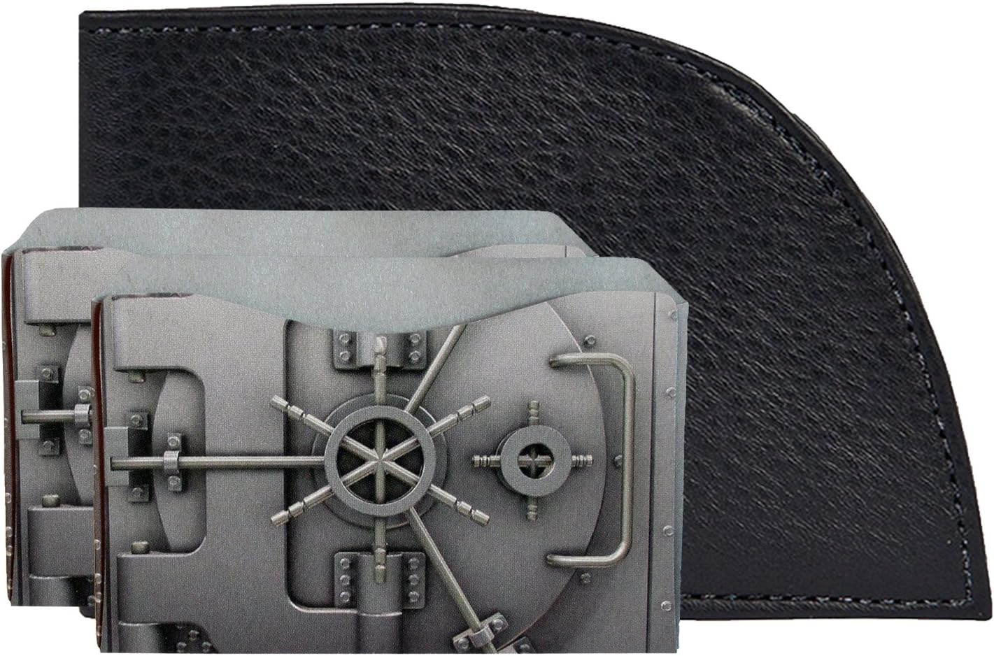 Original Made in Maine Rogue Wallet with RFID Blocking WalletGuard - Includes 2 rfid Blocking Sleeves for Credit Cards Maximum Security, Black/Metallic Sleeves