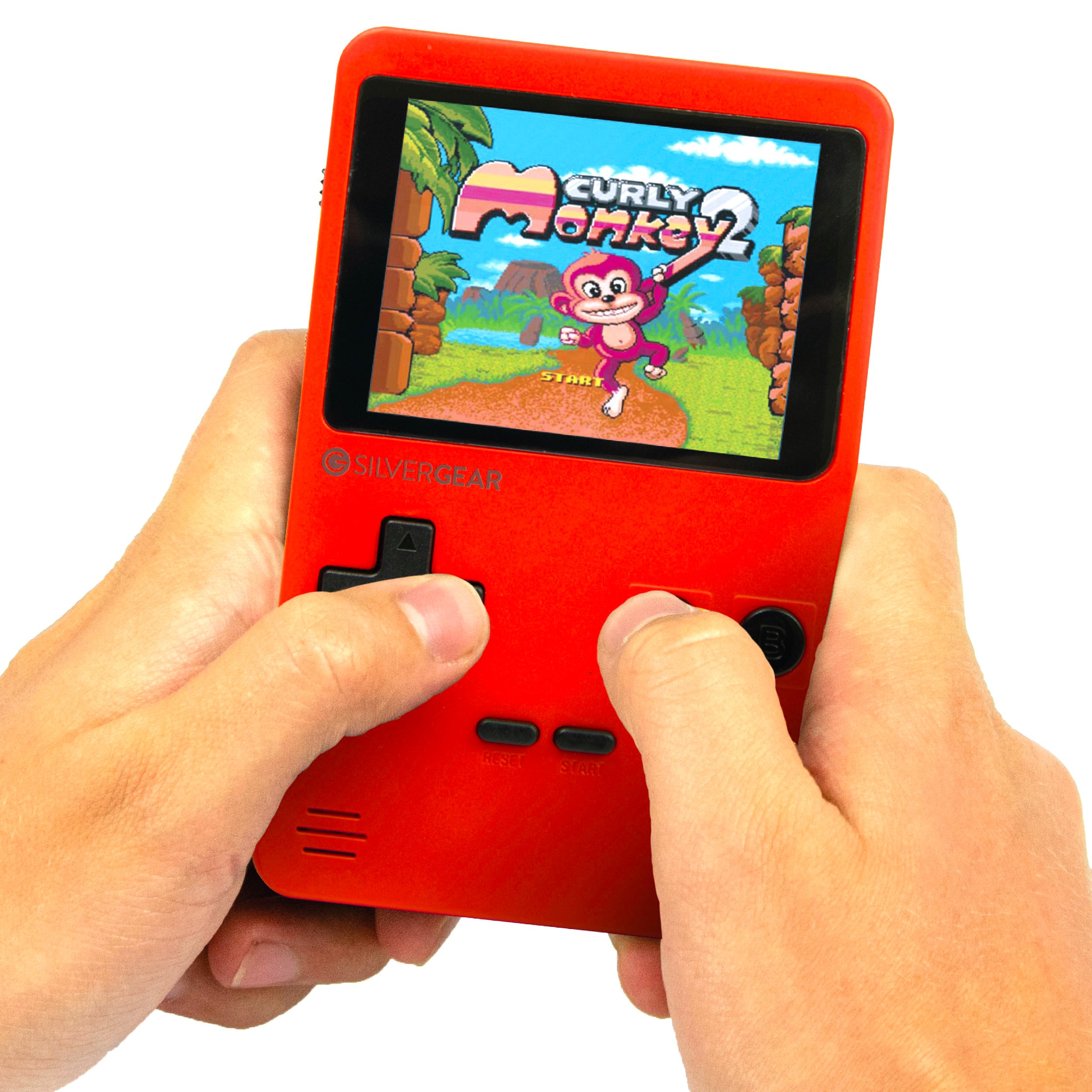 Silvergear Mini Arcade Game Machine, red