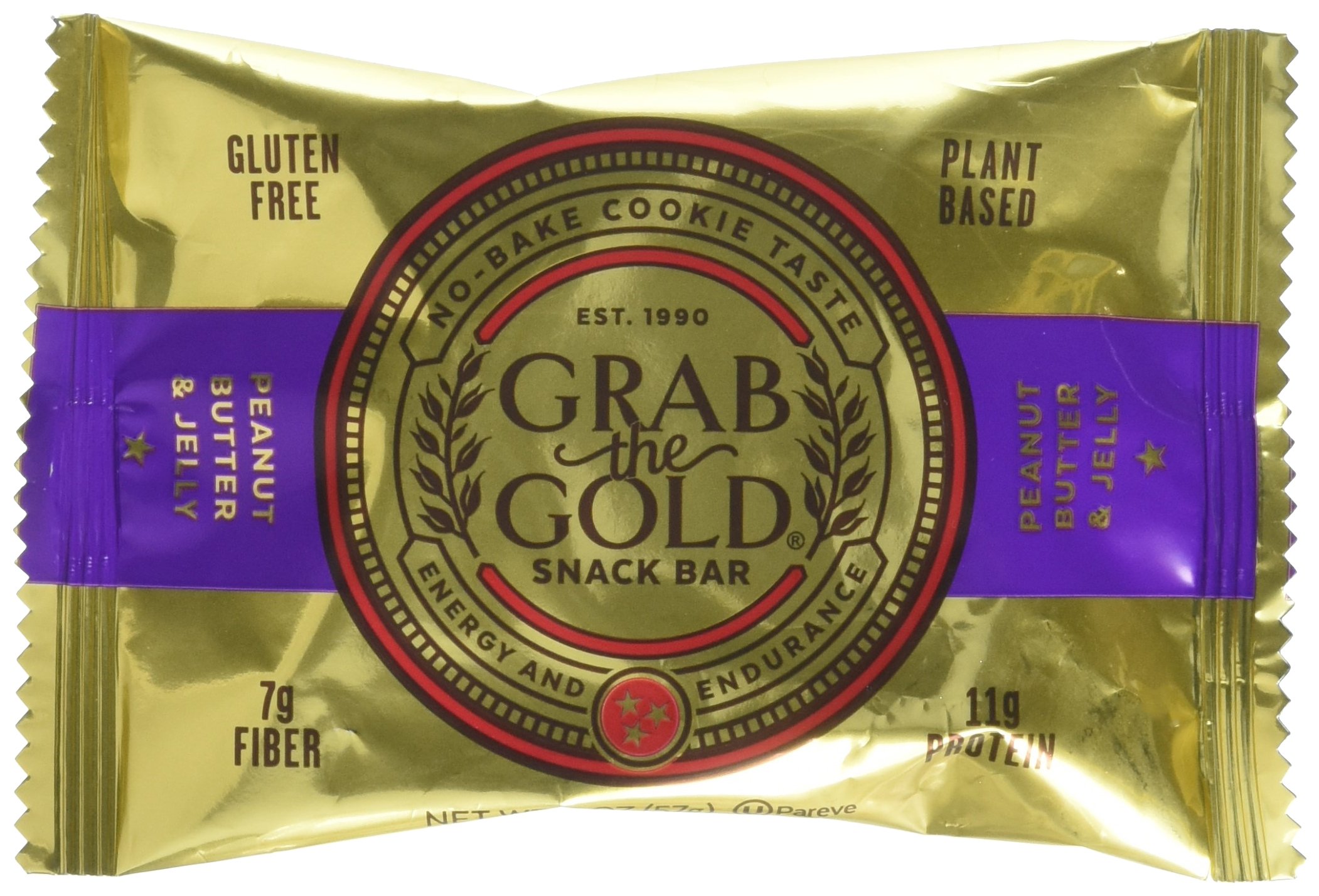 Grab The Gold Energy Snack Bars, Chocolate Peanut Butter