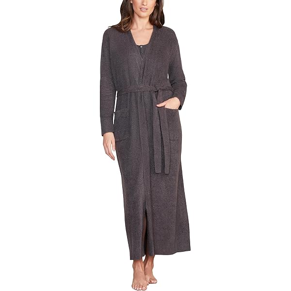 Barefoot Dreams Bata Acanalada Ultrasuave Para Mujer, Perla Rosa Polvorienta, M