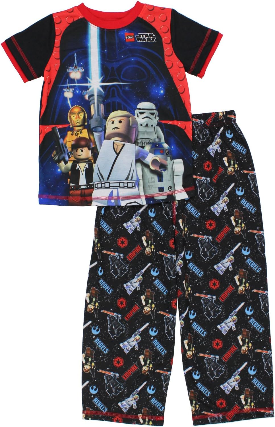 Lego Star Wars Boys' 2 Piece Pajama Set
