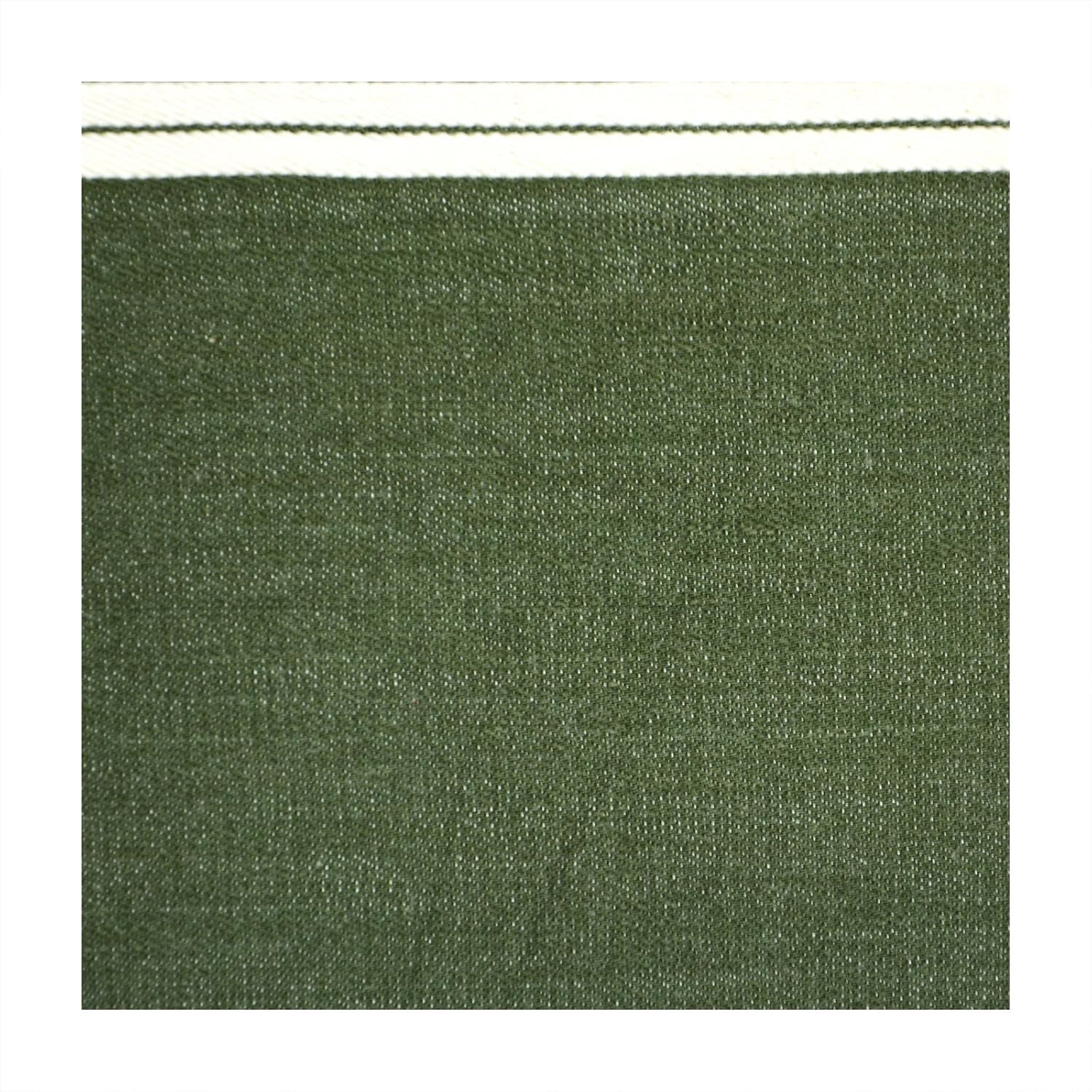 olive green denim fabric