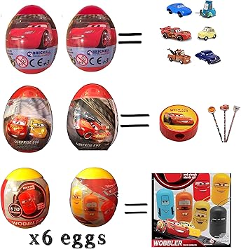 disney cars surprise eggs