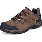 CC-Los Men's Waterproof Hiking Shoes Lace-Free Lightweight & Breathable No Tie Outdoor Work Shoes