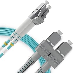 BEYONDTECH LC to SC Fiber Patch Cable Multimode