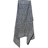 INDIANHANDICRAFTS Hand Block Print Sarong, Women Bikini Cover, Indian Cotton Fabric Pareo, Size 44x72 Inch, Indigo Blue, Maxi Dress, Sleeveless, Round Neck, Casual, Summer, Hand Wash, Line Dry