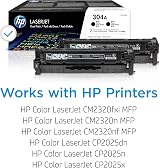 HP 304A CC530A Black Original LaserJet Toner Cartridge 3500 Page Yield view 2