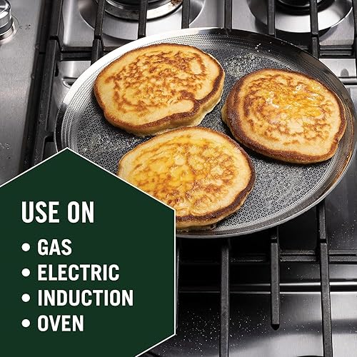 Tortilla Press HexClad Hybrid Nonstick 12-Inch Griddle Pan